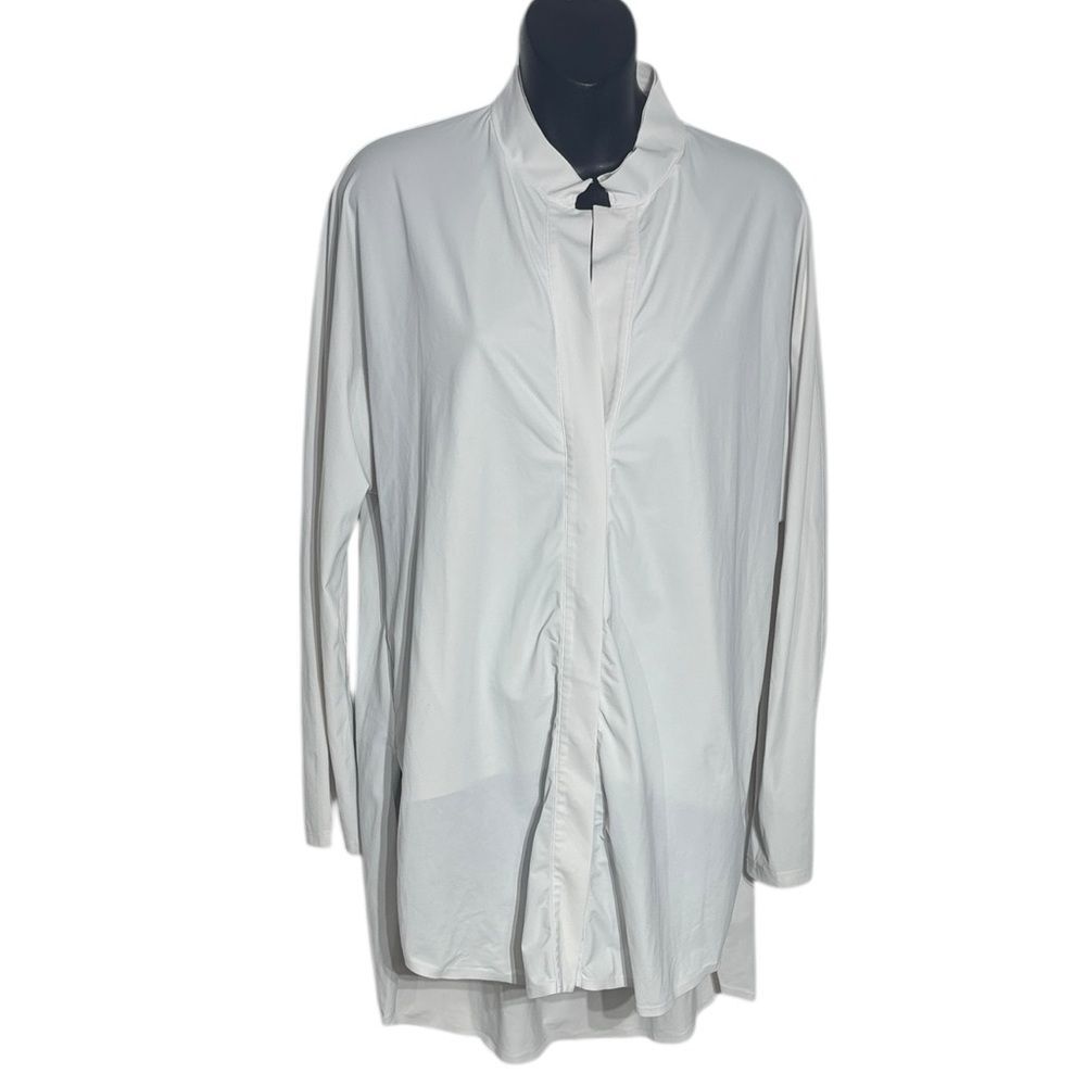 Aday women’s xl something borrowed shirt button up white boyfriend shirt FLAW